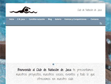 Tablet Screenshot of clubnatacionjaca.com